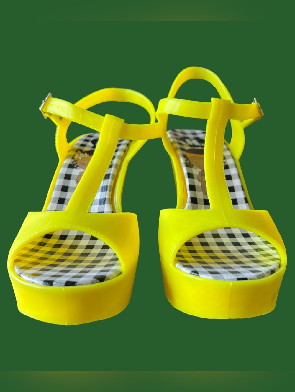 RARE Harajuku Lovers Quin Wedge Sandal - Gwen Stefani Y2K - Size 6 - Picture 3 of 8